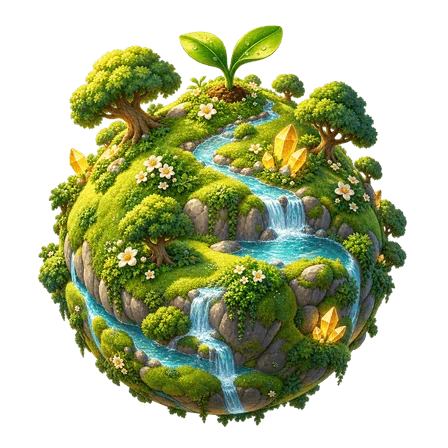 地心花园星球美术